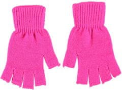 TWM Party rukavice akrylové fluor růžové jedna velikost