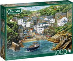 TWM Portloe puzzle karton zelený 1000 dílků