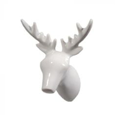 TWM 8Dear Deer věšák na kabáty, 5 x 7 x 9 cm polystone bílý