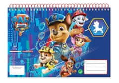 TWM podložka na malování Paw Patrol spirála 23 x 33 cm bílá 30 listů