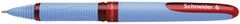 TWM Jedno hybridní kuličkové pero N 0,5 mm, červená / modrá guma