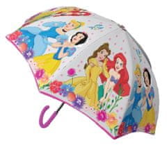 TWM Deštník Princess junior 38 cm polyester / sklolaminát bílý