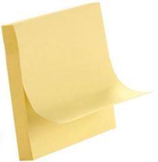 TWM Post-it lepidlo na poznámkový blok 76 x 76 mm žluté