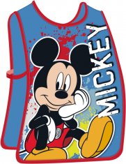 TWM Juniorská zástěra Mickey Mouse z PVC modrá jednovelikostní