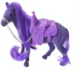 TWM Toy kůň 13 cm fialový