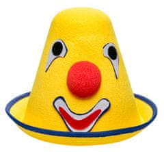 TWM klaunský klobouk 19 cm žlutý