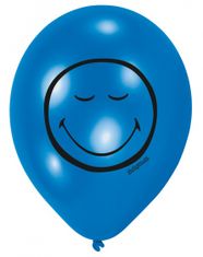 TWM Balónky Smiles 23 cm modrá / červená / žlutá 6 ks