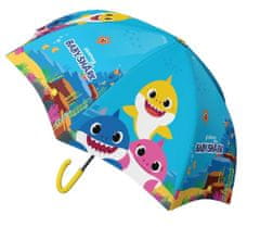 TWM deštník Baby Shark pro kluky 38 cm, polyester žlutá / modrá