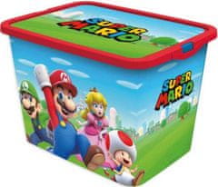 TWM Nádoba Super Mario 23 litrů zelená / modrá / červená