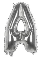 TWM balónek písmeno A stříbrný 36 cm