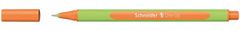 TWM Line-Up jemná linka 0,4 mm 16 cm, gumová zelená / oranžová