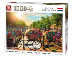 TWM Puzzle Východ slunce nad Amsterdamem 1000 dílků