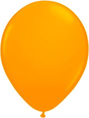 TWM Neonové balónky 25 cm, latexová oranžová 8 ks