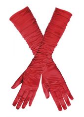 TWM Hollywoodské dámské červené rukavice na loket