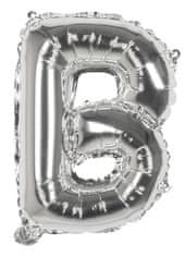 TWM balónek písmeno W stříbrný 36 cm