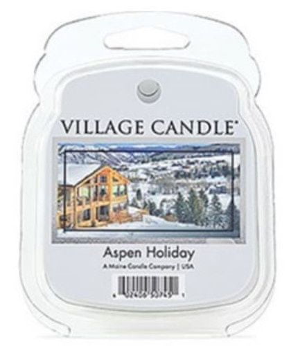 TWM vonný vosk Aspen Holiday 3 x 8 x 10,5 cm šedý