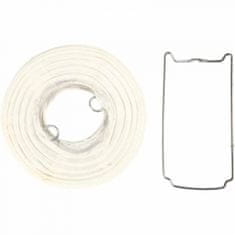 TWM lucerna z rýžového papíru 7,5 cm bílá 10 kusů