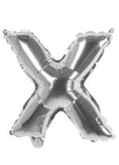 TWM balónek písmeno X stříbrný 36 cm
