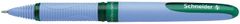 TWM Jedno hybridní kuličkové pero N 0,5 mm, zelená / modrá guma