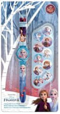 TWM ruční set hodinek Frozen 29 cm guma modrá 10 díl