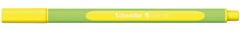 TWM Line-Up jemná linka 0,4 mm 16 cm, gumová zelená / neonově žlutá