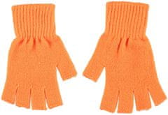 TWM Jednovelikostní akrylové společenské rukavice Fluoride Orange