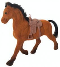 TWM Toy kůň 11 cm hnědý