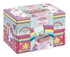 TWM Glitter Box Craft Kit Girls Unicorns 3 kusy