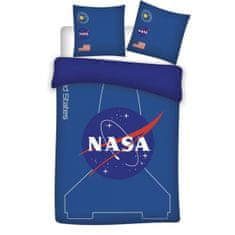 TWM Povlak na přikrývku Nasa 140 x 200 bavlna polyester modrý