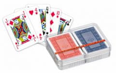 TWM hrací karty 42 x 63 mm červená / modrá 2dílná lepenka