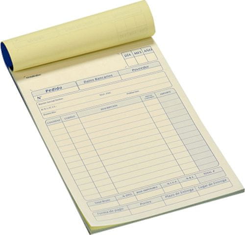 TWM objednávkový formulář bez kopírovacího papíru 21 x 14 cm 100 listů (ES)