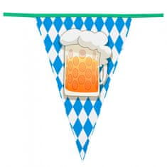 TWM Vlajková řada Beer Festival 6 metrů modro/bílý polyetylen