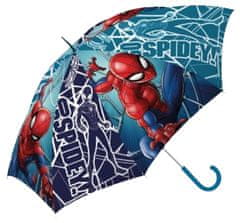 TWM Deštník Spider-Man junior 41 cm, modrý polyester