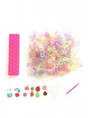 TWM loombands glitter startovací sada růžová 2400-dílná