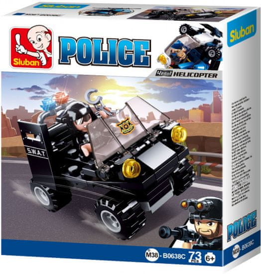 TWM Policie: Swat Buggy Black (M38-B0638C)