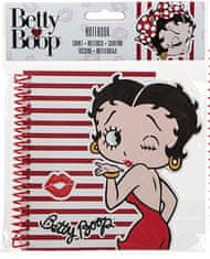 TWM Dívčí zápisník Betty Boop červený / bílý