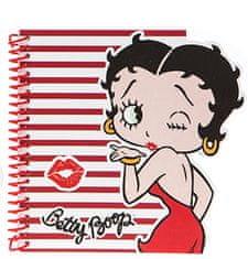 TWM Dívčí zápisník Betty Boop červený / bílý