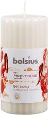 TWM vonná svíčka True Moods Get Cozy 12 cm, bílý vosk