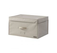 TWM Vakuový kufr XL 40 x 55 x 30 cm polypropylen béžový
