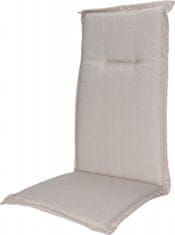 TWM polštář na židli 120 x 50 cm béžová bavlna