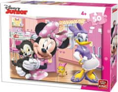 TWM kartonové puzzle Minnie Mouse růžové 50 dílků