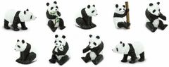 TWM Pandas junior černá / bílá sada avatarů 9 kusů