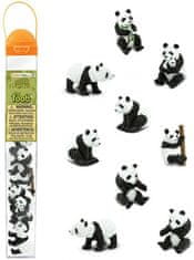 TWM Pandas junior černá / bílá sada avatarů 9 kusů