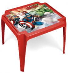 TWM Juniorský stůl Avengers 50 x 55 x 44 cm červený
