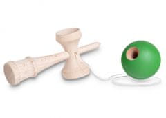 TWM dřevěná zvěřina Kendama 18 cm zelená