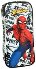 TWM Penál Spider-Man junior 24 x 11 cm polyester červený / bílý