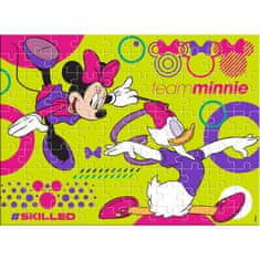 TWM barevný obrázek a puzzle Minnie Mouse 49 cm kartonová krabice se 100 kusy