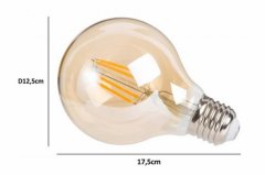 TWM dekorativní led lampa Amber 4W 17,5 cm teplá bílá