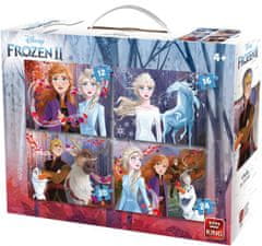 TWM skládačky Disney Frozen II puzzle 4v1 junior 12-24 dílků