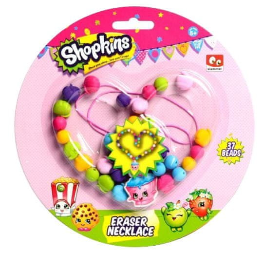 TWM Náhrdelník Shopkins s 39dílnou gumičkou